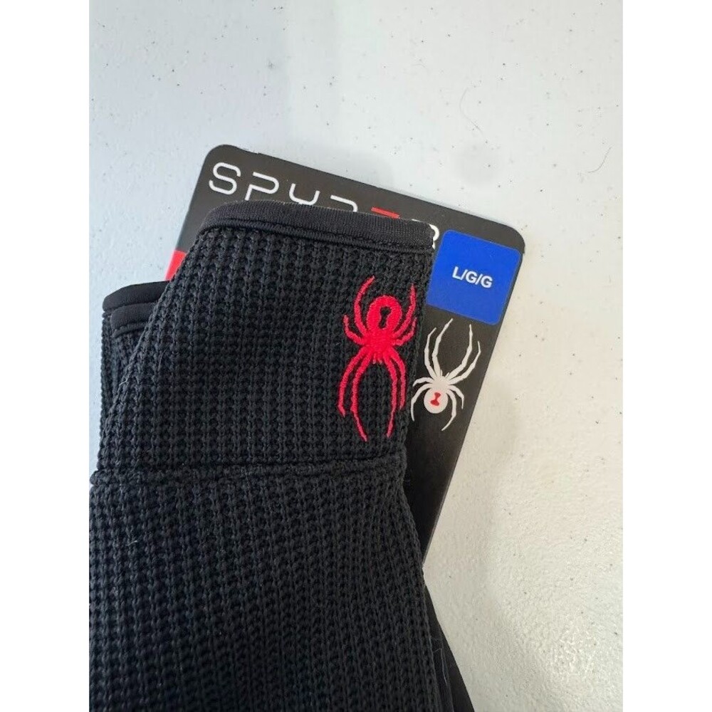 Spyder Core Conduct Touchscreen Gloves Black Size L/G - Picture 10 of 11